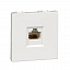 Розетка 1xRJ45 cat.5e формата 45х22,5 (белый RAL9003) W45 Systeme Electric. Вид 1.