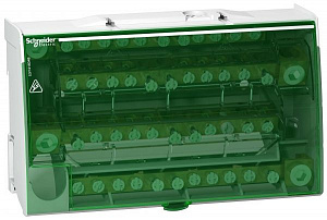 Клеммный блок 4 полюса 160А 4Х12 отв. Schneider Electric. Вид 1