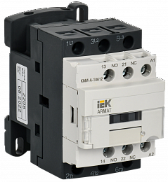 КМИ-А-10612 Контактор 3-полюсный, 6А, 230В/АС3, 1НО+1НЗ IEK. Вид 1