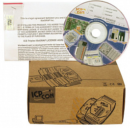Инструментальная система ISaGRAF ver. 3.xx на 32 точки ввода-вывода, CD-диск, без печатного буклета ICP DAS. Вид 1