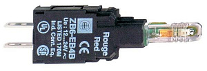 Светосигнальный модуль, зеленый, светодиод 230 в, подключение faston Schneider Electric. Вид 1