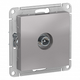 Розетка TV оконечная 1DB, механизм (алюминий) Atlas Design Systeme Electric. Вид 1