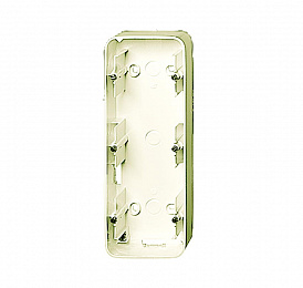 1703-212-500 Коробка для открытого монтажа, 3 пост, серия Busch-Duro 2000 SI, цвет слоновая кость ABB. Вид 1