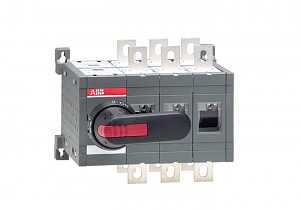 OT400E03CP Реверсивный рубильник 3-пол. 400А (c ручкой и переходником) ABB. Вид 1