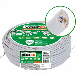 NYM-O 2х2,5 Кабель медный, ГОСТ 31996-2012, 380/660В (1 бухта-100м) Voltex ОКЗ. Вид 1