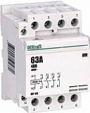 МК103-040A-230B-40 Модульный контактор 4НО 40А 230В DEKraft