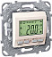 Терморегулятор knx с дисплеем, бежевый Schneider Electric. Вид 1.