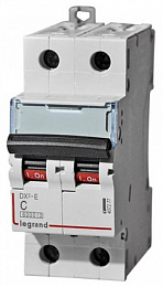 DX3-E Автоматический выключатель 2-полюсный 13A 6kA (хар-ка C) Legrand. Вид 1