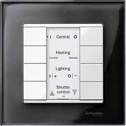 SM, 4 кн. выкл PLUS (полярно белый ,блестящий) KNX Schneider Electric. Вид 1