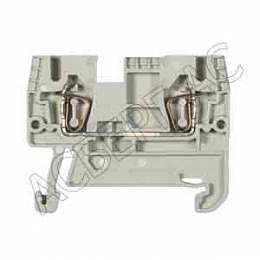 Клеммник пружинный на DIN-рейку 2,5 мм.кв. (серый) (1уп-100шт) Schneider Electric. Вид 1