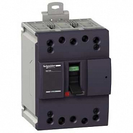 NG160N Автоматический выключатель 3-х полюсный, 160А, 25kA TM160D 3П3T Schneider Electric. Вид 1