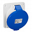 Розетка панельная, угловая винт 32а 3P-N-E 200-250 IP67 Schneider Electric. Вид 1.