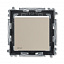 3559H-A86940 18 Переключатель кнопочный 1-клавишный IP44, Levit, кофе макиато/белый ABB. Вид 1.