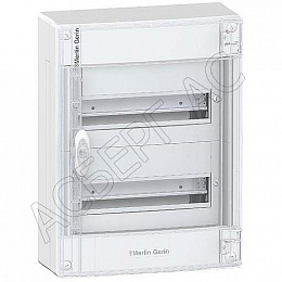 Щит навесной 1ряд/2 рейки на 26 модулей 450х336х143 IP40 (в сборе) Schneider Electric. Вид 1
