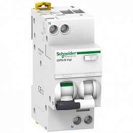 iDPN N Vigi RCBO Дифф. автомат 1P+N, 25A, 6kA, 30mA, тип AС (хар-ка B) Schneider Electric. Вид 1