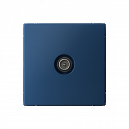 Розетка TV, оконечная 1DB, механизм (аквамарин) ARTGALLERY Systeme Electric. Вид 1