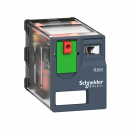 Промежуточное реле 4 ПК (~24B AC) 6А Schneider Electric. Вид 1
