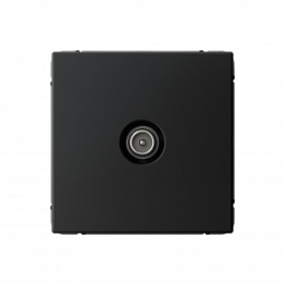 Розетка TV, проходная 4DB, механизм (карбон) ARTGALLERY Systeme Electric. Вид 1