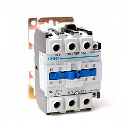 NC1-5011 Контактор 3-х полюсный 50А 230В/АС3 1НО+1НЗ 50Гц CHINT. Вид 1