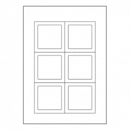 Листы для надписей E2 тип 1 Gira. Вид 1