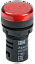 AD22DS(LED) Лампа матрица d22мм красный 36В AC/DC ИЭК. Вид 1.