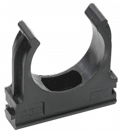 CF32 ELASTA Держатель с защелкой черный ИЭК. Вид 1
