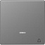 Клавиша с линзой для led модуля, сим. звонок (нержавеющая сталь) Merten D-Life Schneider Electric. Вид 1.