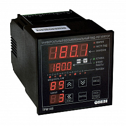 ТРМ148_ИИТТРРУУ [М01] Универсальный ПИД-регулятор 8-канальный ОВЕН. Вид 1