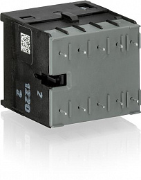 B7-30-10-P Миниконтактор 3-х полюсный 12A (400В AC3) катушка 24В АС (соединение пайкой) ABB. Вид 1