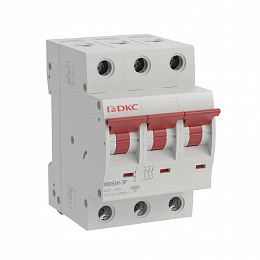 MD63N Автоматический выключатель 3-х полюсный 50А, 6kA (хар-ка С) YON max DKC. Вид 1
