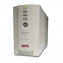 Источник бесперебойного питания 500ВА/300Вт, 230В, USB, PCh, APC Back-UPS CS Schneider Electric. Вид 1