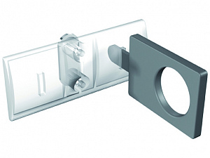 Защитная крышка кпонок управления PBC с блокировкой навесным замком I/O D=8mm E1.2 ABB. Вид 1