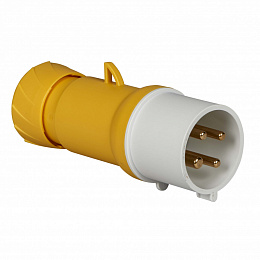 Кабельная вилка винт 32а 3P-E 100-130 IP44 Schneider Electric. Вид 1