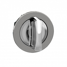 головка переключателя 3 позиции с подсветкой белая заподлицо возврат прав металл Schneider Electric. Вид 1