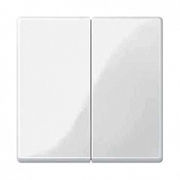 Клавиша 2-клавишного выключателя (белый) Merten Schneider Electric. Вид 1