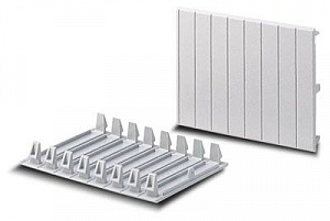 12 895 Заглушка серая RAL7024 на 1 модуль ABB. Вид 1