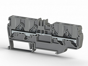 PYK 6C Клеммник пружинный быстрозажимной (Push in), 6 мм.кв. (серый) Klemsan. Вид 1