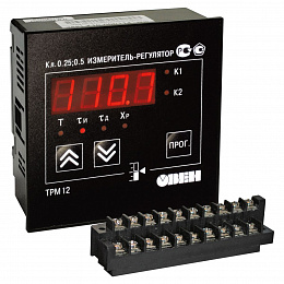 ТРМ12_Щ11.У.Р ПИД-регулятор для управления задвижками и трехходовыми клапанами ОВЕН. Вид 1