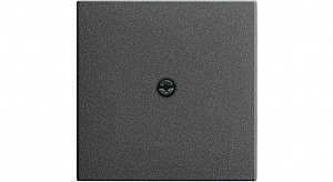 Накладка на вывод кабеля (антрацит) System 55 GIRA. Вид 1