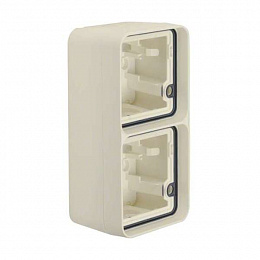 Нижняя часть коробки с вводом для проводки (полярная белизна) W.1 Berker. Вид 1