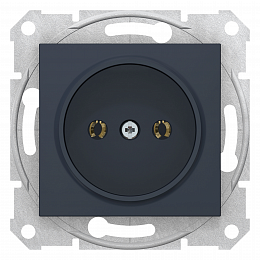 Розетка 16А без з/к, без шторок, быстрозажимные контакты (графит) Sedna Schneider Electric. Вид 1