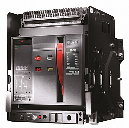 ВА-732 3P 2000А Воздушный 3х-полюсный автомат (стационарный) в сборе с моторным приводом 3P 2000А 80кА DEKraft. Вид 1