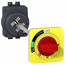 Выносная поворотная рукоятка ez100 (кр/желт) Schneider Electric. Вид 1