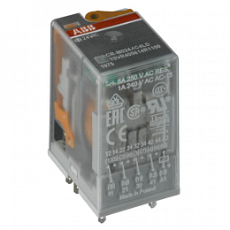 CR-M230AC4 Реле 4ПК 6А 230B АС ABB. Вид 1