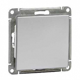 Выключатель 1-клавишный, 10АХ, механизм (матовый хром) Wessen 59 Systeme Electric. Вид 1