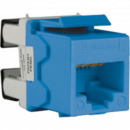 Модуль rj45 keystone кат.6 utp синий Schneider Electric. Вид 1