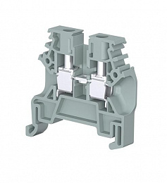 Клемма c4/6 винтовая, 4 мм², серая TYCO. Вид 1
