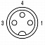 SAIL-M8BG-3-10V Шнур соединительный Weidmueller. Вид 3.