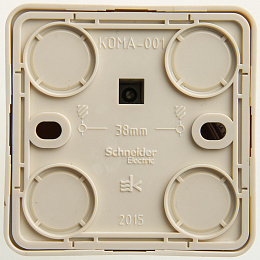 Розетка компьютерная RJ45, кат.5е, О/У (кремовый) Этюд Systeme Electric. Вид 1