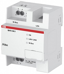 QA/S3.64.1 Модуль анализа энергопотребления, M-Bus, на 64 счетчика ABB. Вид 1
